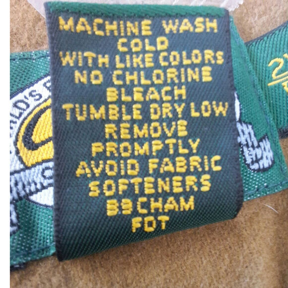 Cabelas Outdoor Gear Chamois Brown Tan Long Sleeve Button Up Shirt Mens XXL - Picture 7 of 7